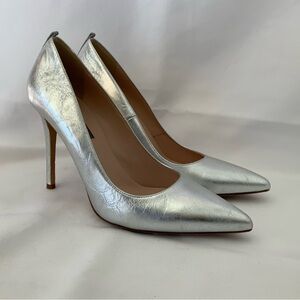 SJP by Sarah Jessica Parker silver heel